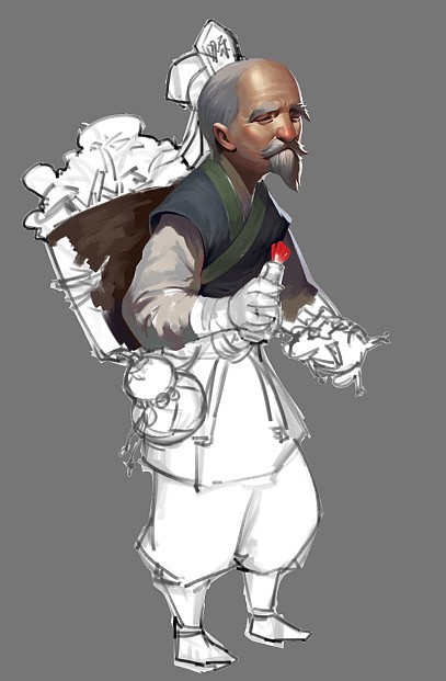 之前项目的NPC人物立绘（图ZNjU0NzUwMjg=） - 游戏原画 - 站酷设计师飓风瓦修原创素材 - 站酷ZCOOL