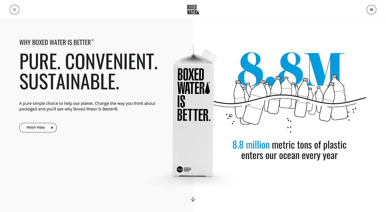 boxed-water 网页设计（图ZMjc0NDA0ODM2） - 电商 - 站酷设计师freefield原创素材 - 站酷ZCOOL