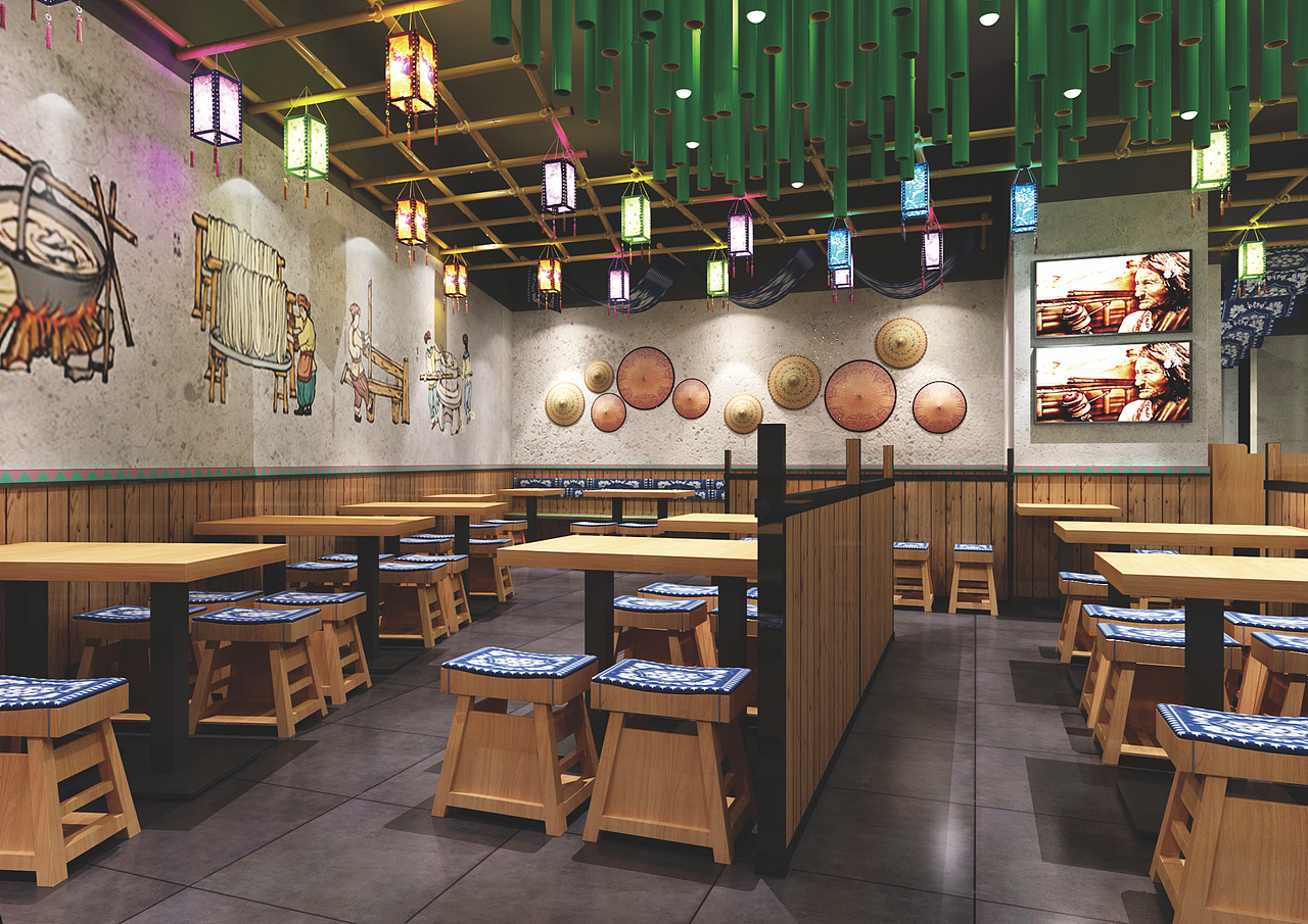 古阿寨 丨 小锅米线丨阿上子品牌（图ZMTg0NTIxMDQw） - 品牌 - 站酷设计师青蓝全案设计原创素材 - 站酷ZCOOL