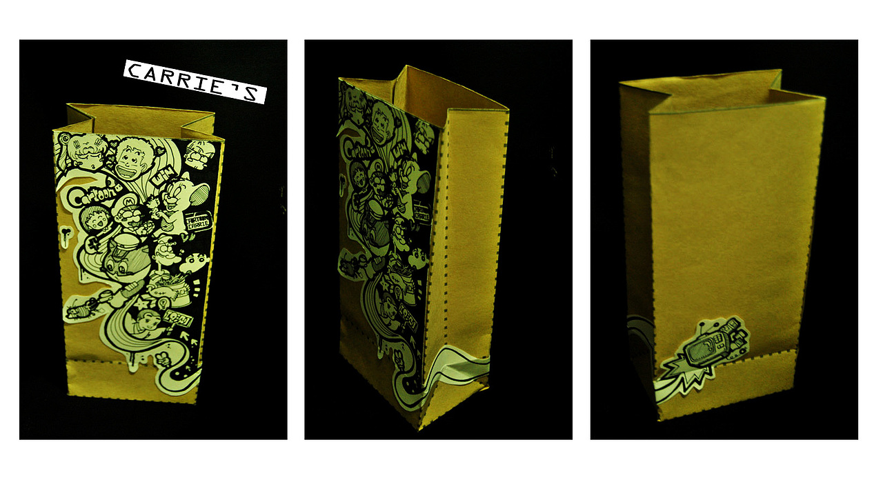 “童年”主题/纸袋创意