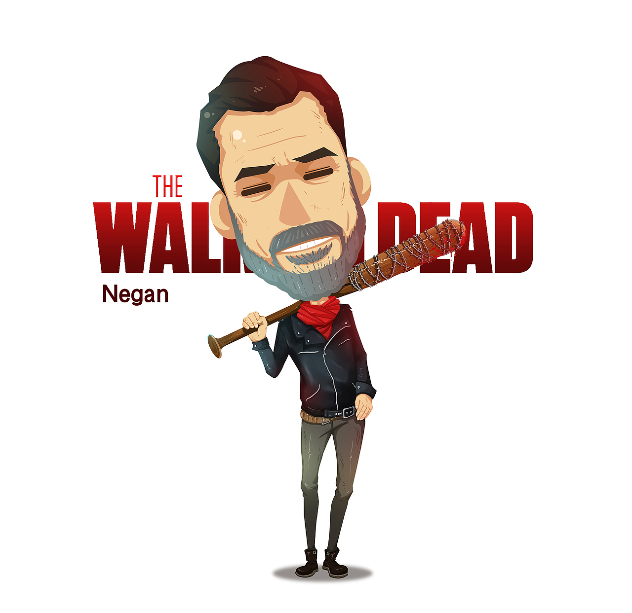 《行尸走肉》角色卡通形象THE WALKING DEAD