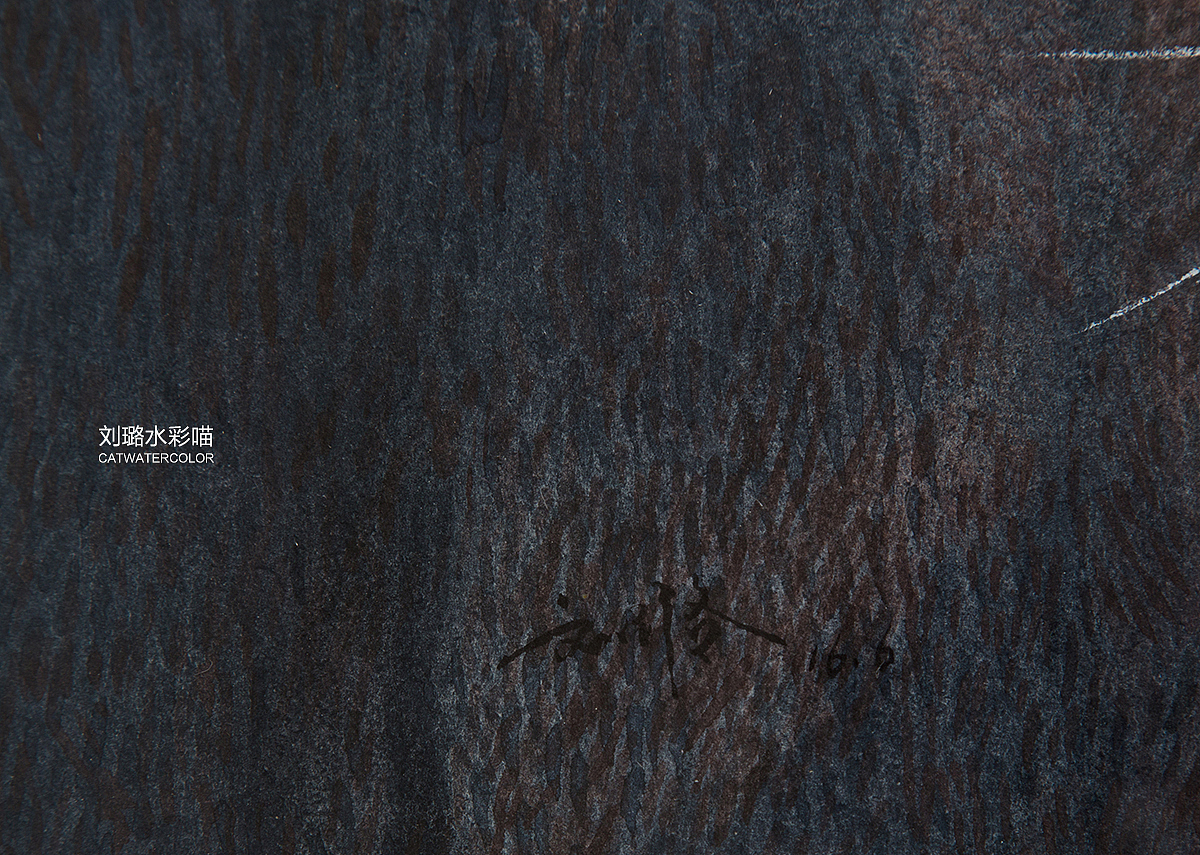 雨夜的凝望（图ZNzA5NDI0MjA=） - 绘画 - 站酷设计师刘璐水彩喵原创素材 - 站酷ZCOOL