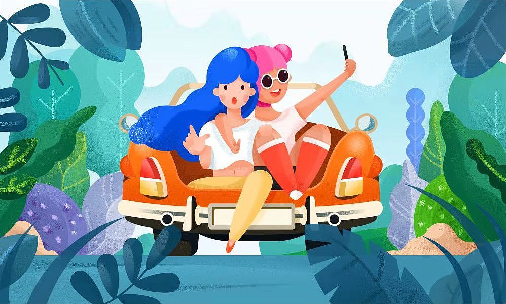 扁平化插畫臨?。▓DZMTc2ODk4NDcy） - 藝術(shù)插畫 - 站酷設(shè)計師Z88910598原創(chuàng)素材 - 站酷ZCOOL