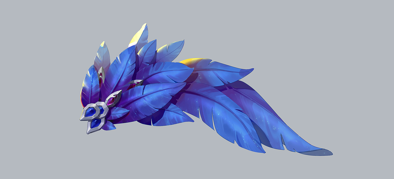 曼奇小课堂-羽毛的画法