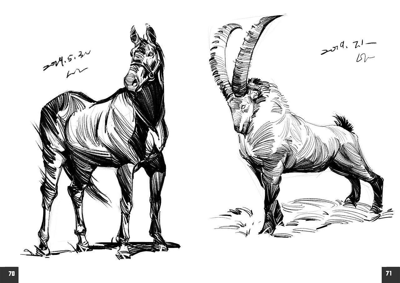 2019速写簿（图ZMTkyODg0MDI0） - 绘画 - 站酷设计师半岛酒徒原创素材 - 站酷ZCOOL