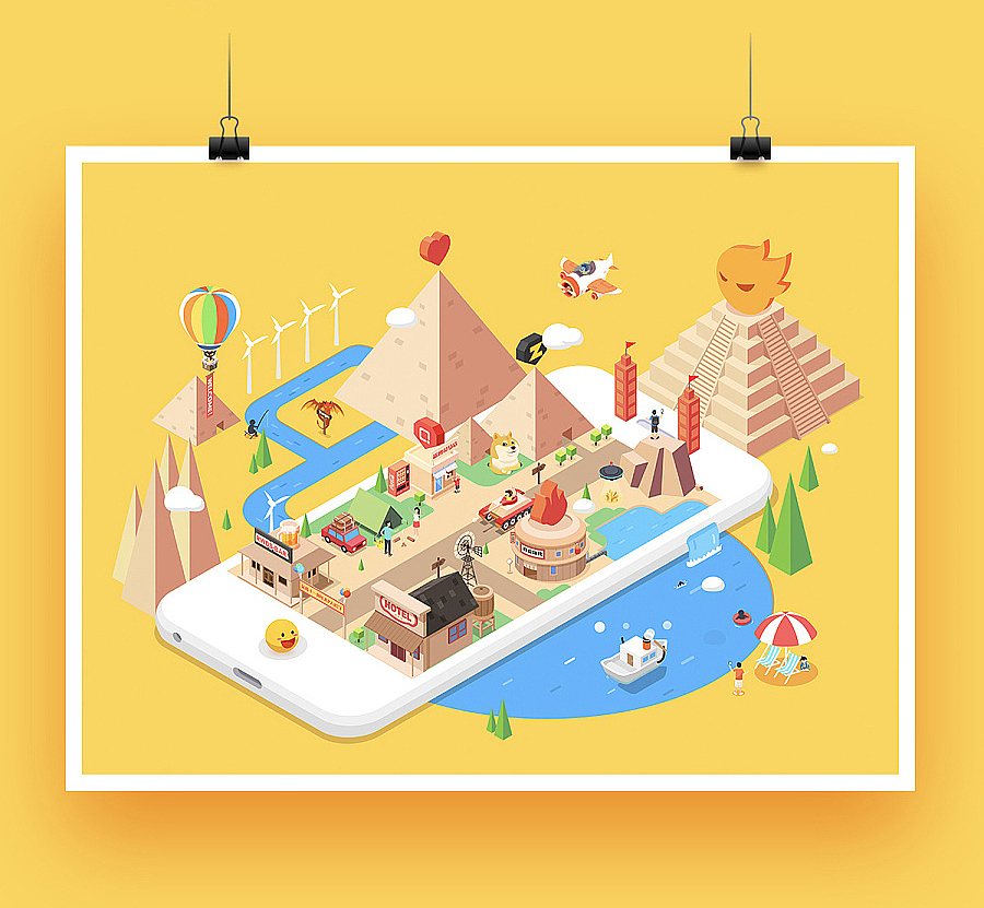 渐变插画（图ZOTI4ODUxODQ=） - 创作习作 - 站酷设计师Z70899325原创素材 - 站酷ZCOOL