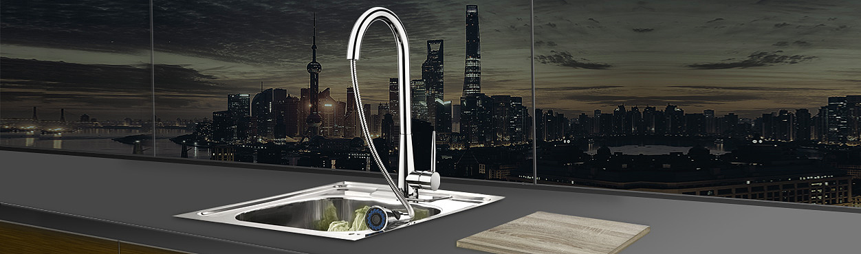 家装卫浴厨房面盆水龙头淋浴花洒场景P图/产品修图/排版