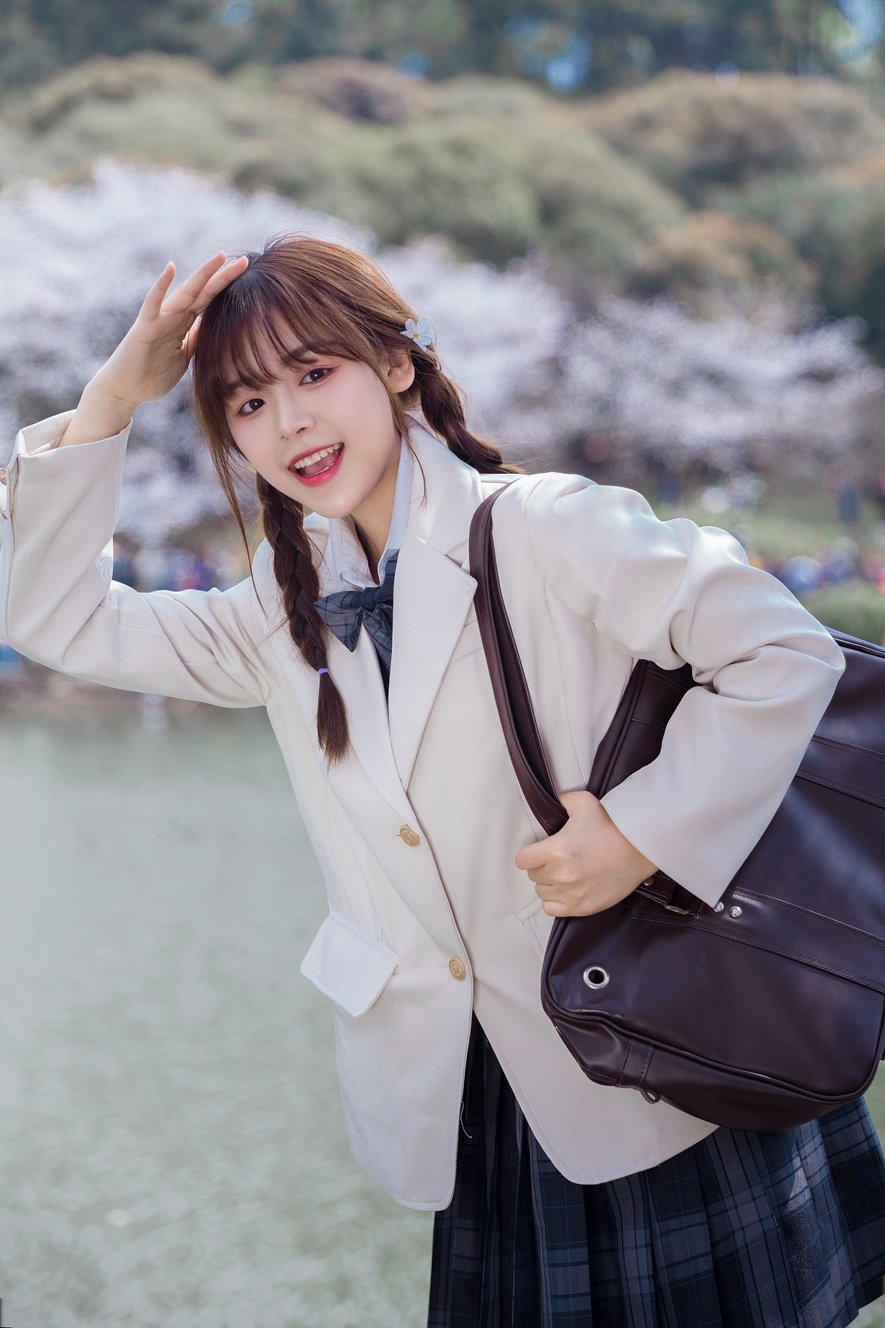 樱花与少女
