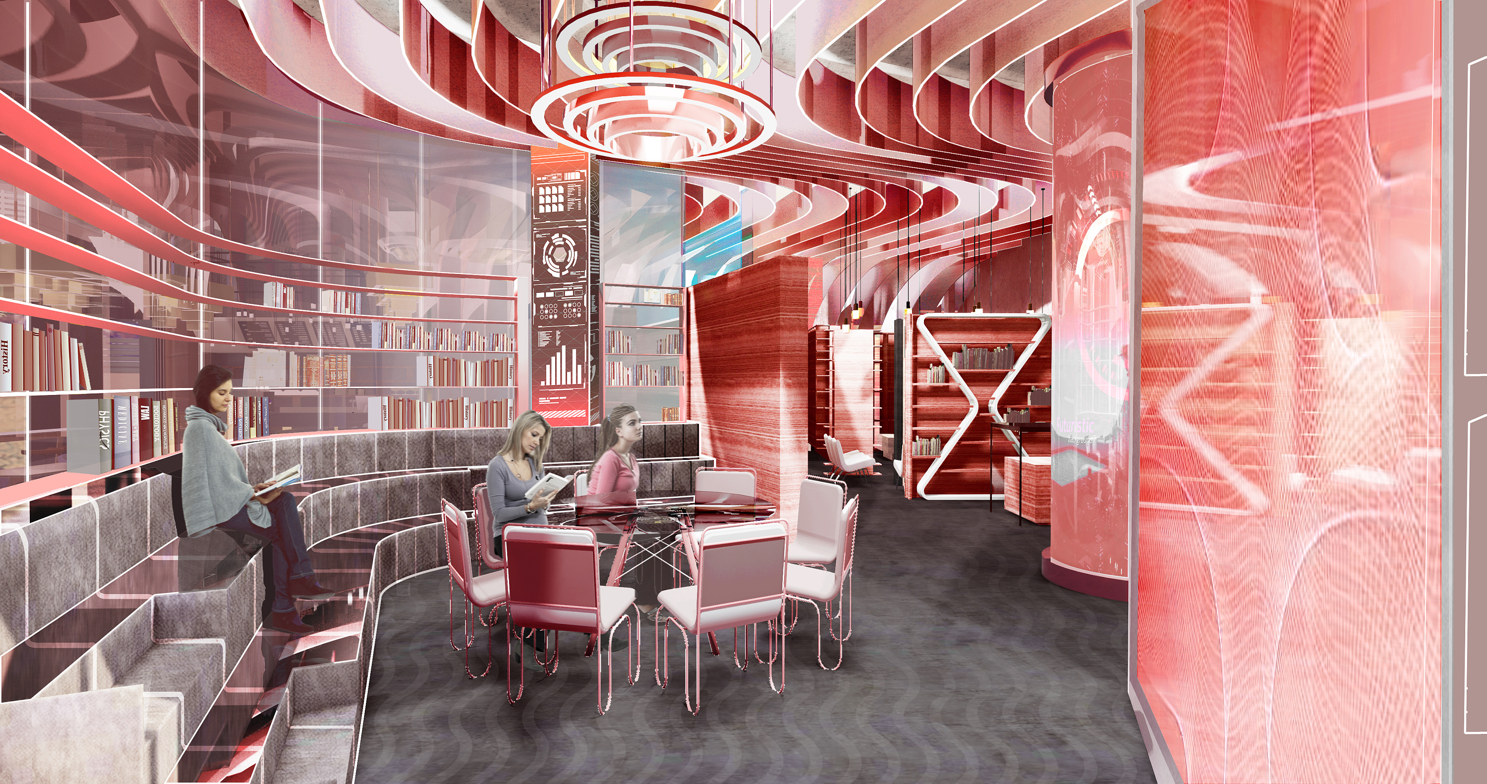 时空之门复合商业空间室内设计