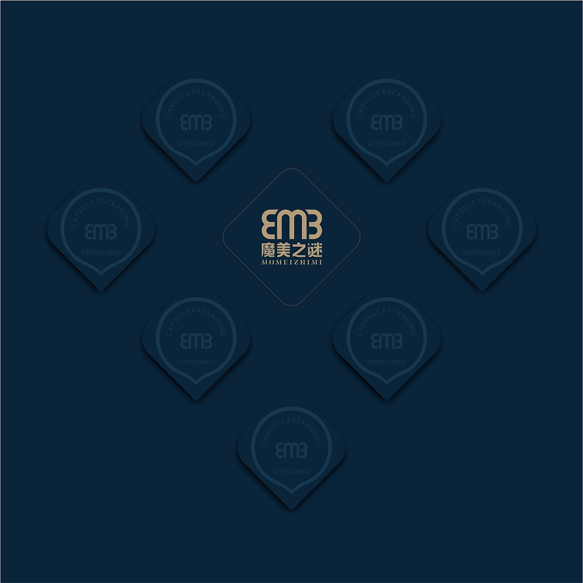 标志故事|M字母图形设计 产品包装设计