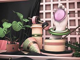 C4D   x   Memphis   习作