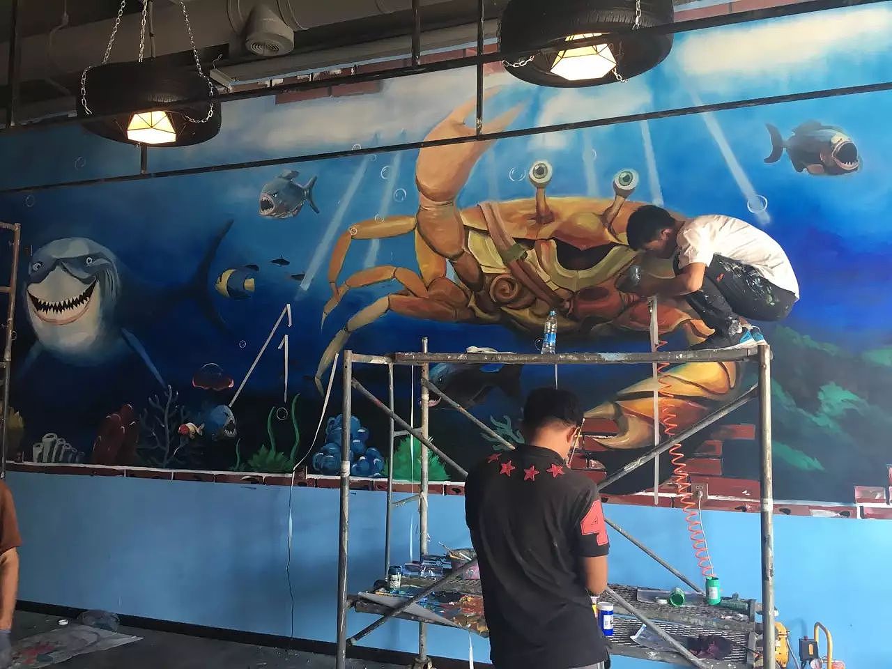 3D立体画墙绘分享