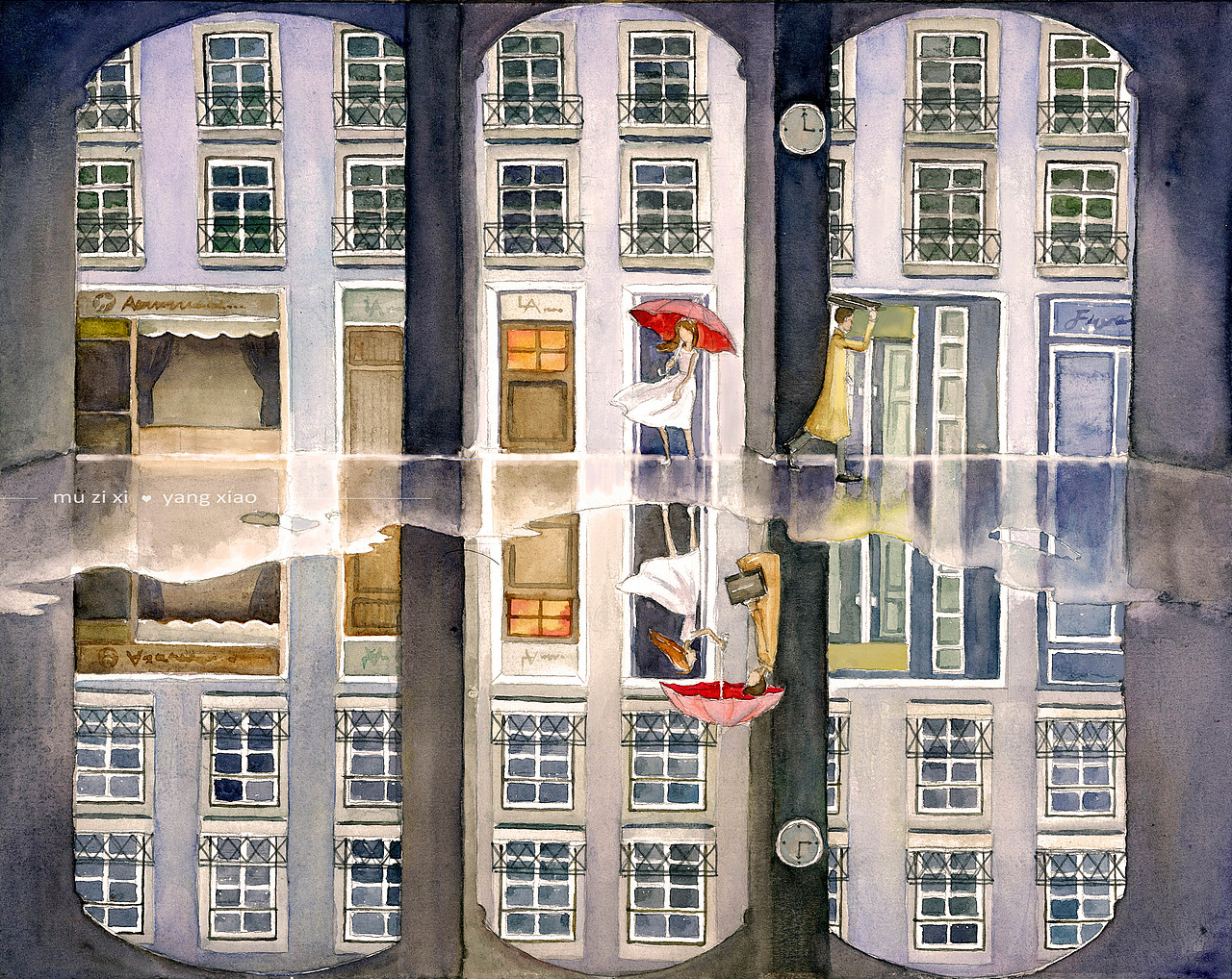 水彩插画（图ZMjAwOTg0Mjcy） - 创作习作 - 站酷设计师木子曦原创素材 - 站酷ZCOOL