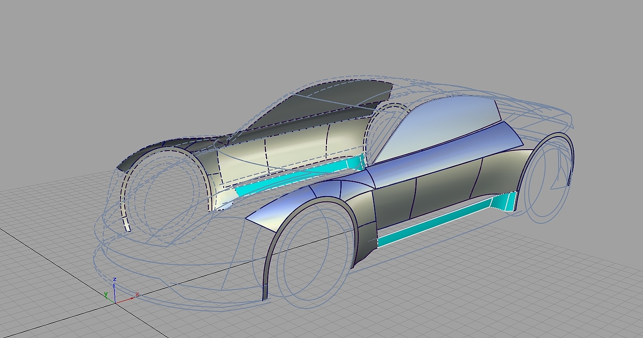 Porsche-Mission-E纯效果图Alias建模教程（图ZOTM3OTYwODA=） - 机械/交通 - 站酷设计师Adleyou原创素材 - 站酷ZCOOL