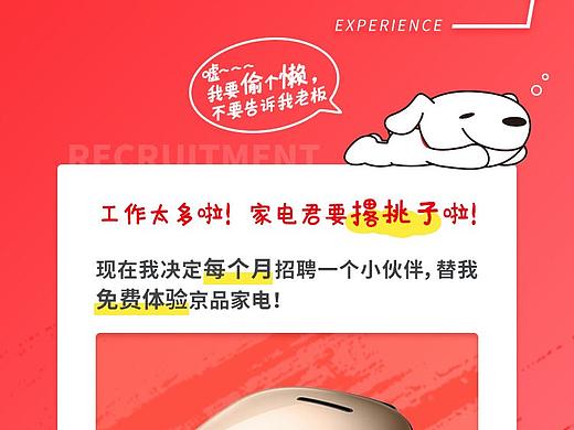 京东招募活动（个人主页-ZNDcyODE2Njg=） - 运营设计 - 站酷设计师小塌塌鼻儿原创素材 - 站酷ZCOOL
