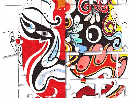 设计基础(形式表现 )| 点线面构成的层次感