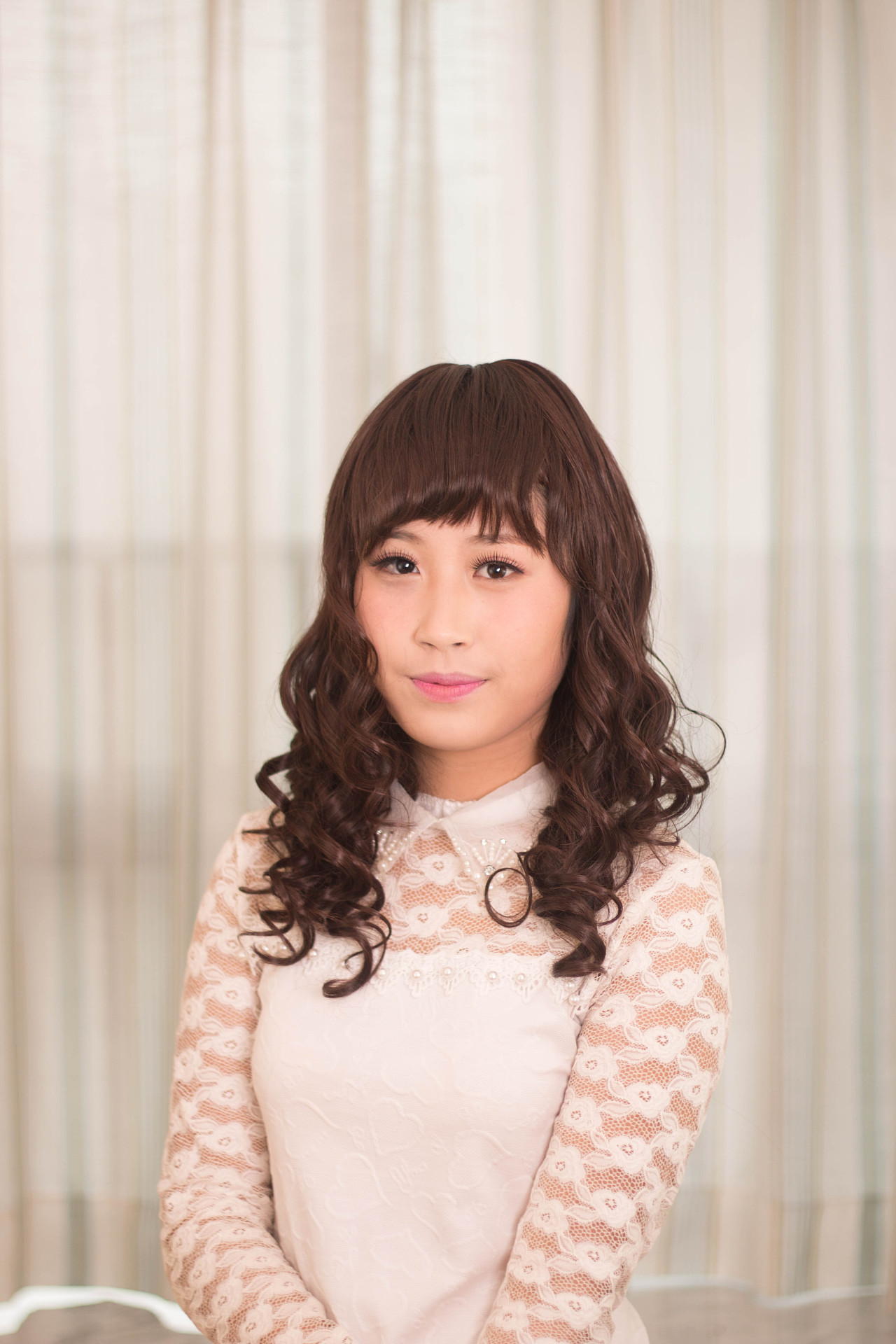 假发头套模特图 未处理的原片