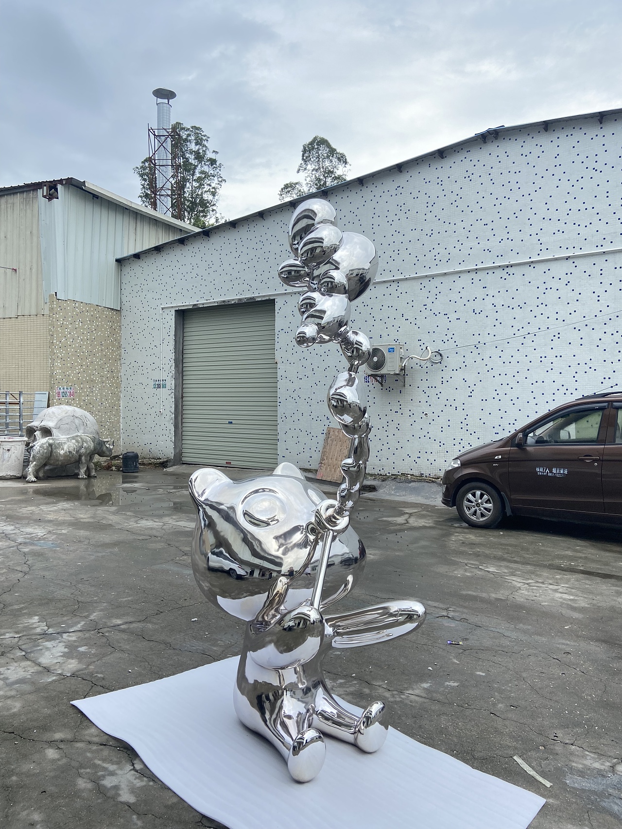 吹泡泡小熊|空间|商业空间设计|东尚雕塑艺术小乔 - 原创作品 - 站酷