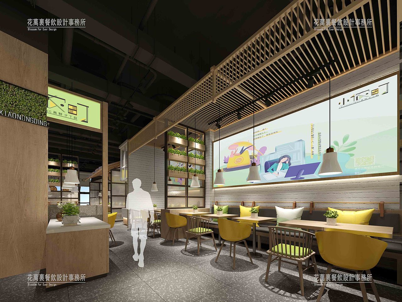 花万里餐饮设计-小侬町空间设计案例赏析（图ZMTU1MDkzODUy） - 家装设计 - 站酷设计师花万里餐饮设计原创素材 - 站酷ZCOOL