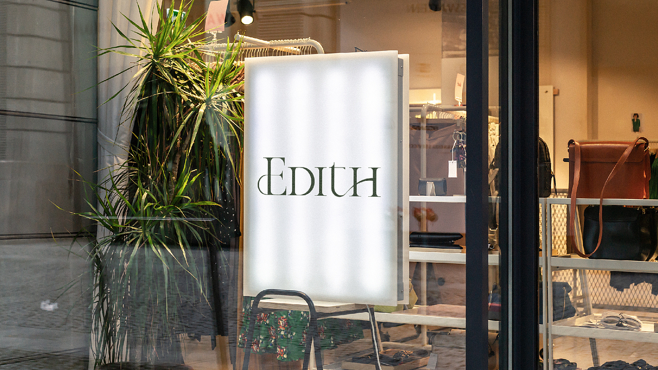 「Edith伊迪丝」女装品牌logo