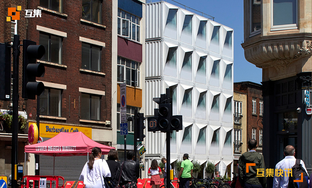 伦敦市中心更灵活的生活趋势,集装箱酒店