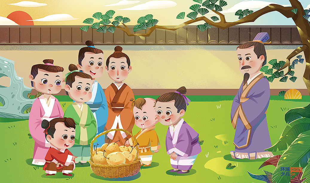 绘本孔融让梨