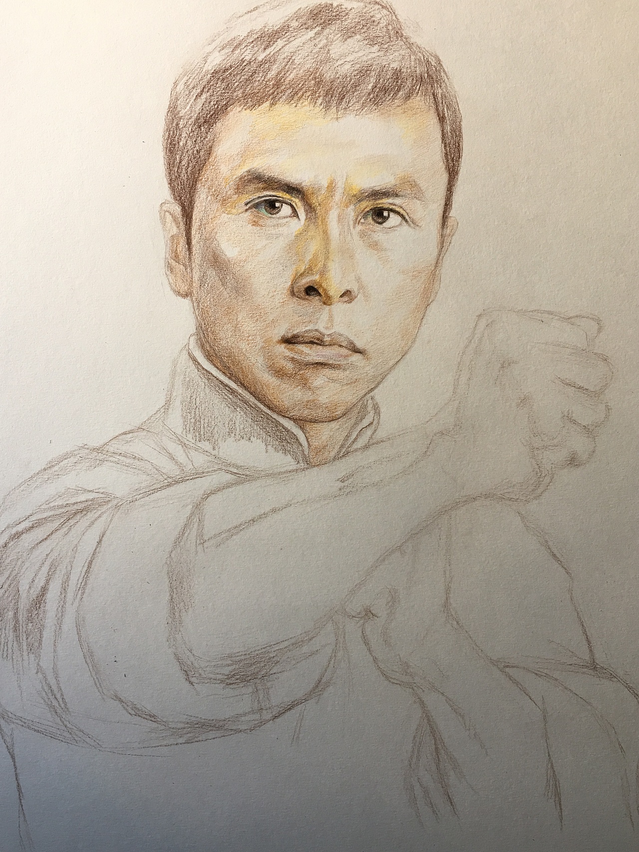 彩铅叶问_三原色笔触-站酷zcool