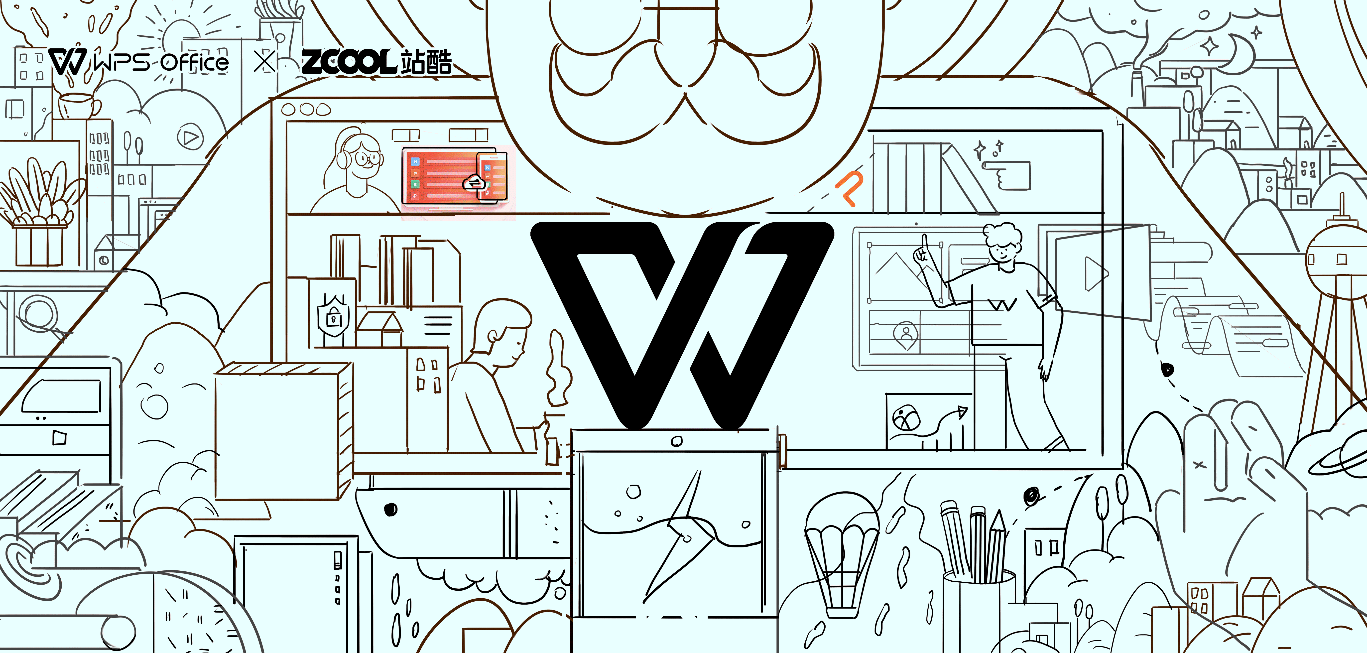 W（我）的生活（图ZMjY4NTU3MzY0） - 创作习作 - 站酷设计师小猪佩送原创素材 - 站酷ZCOOL