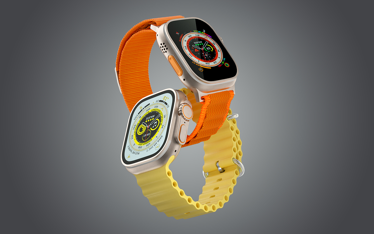 Apple Watch Ultra渲染