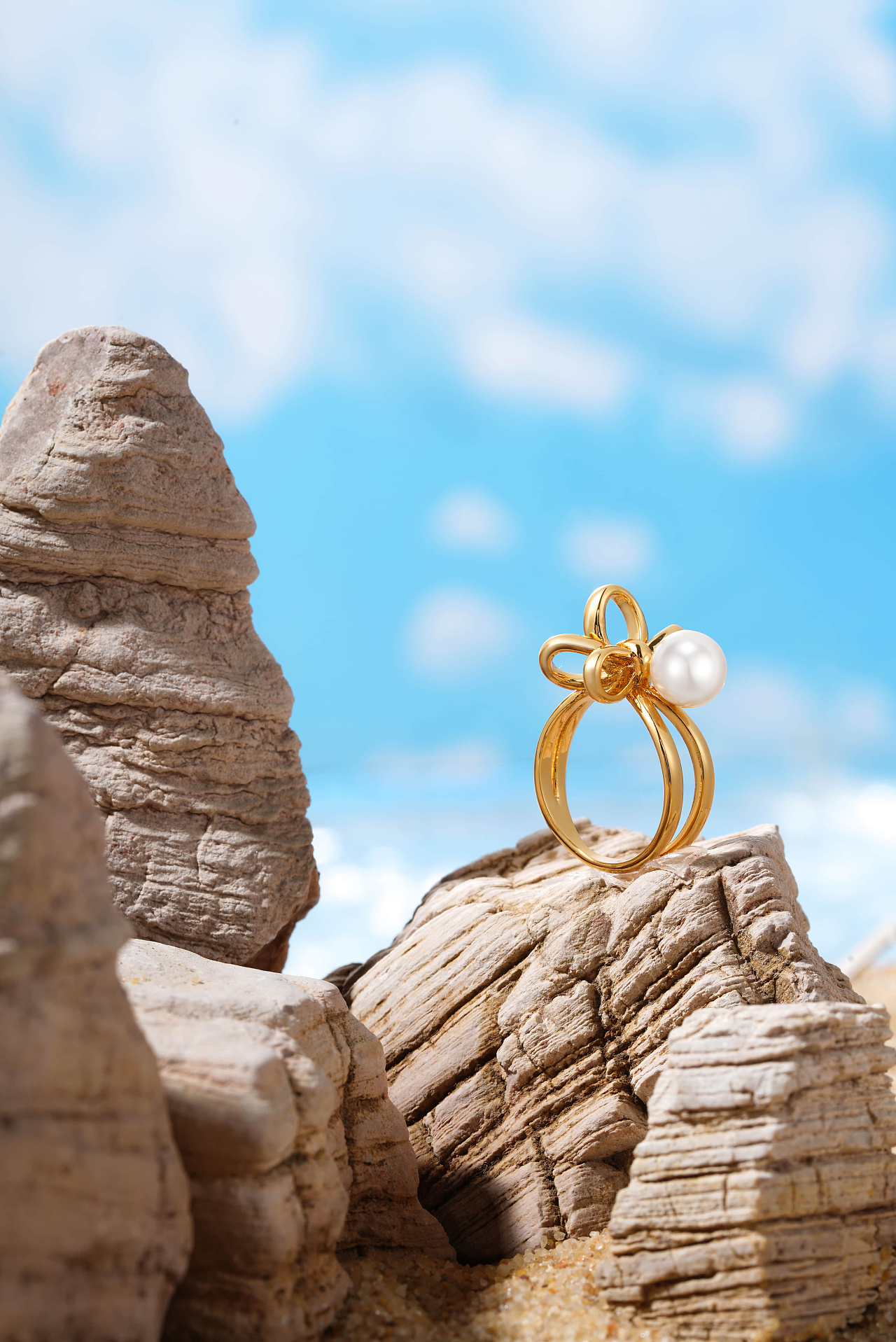 海边度假风珠宝场景拍摄