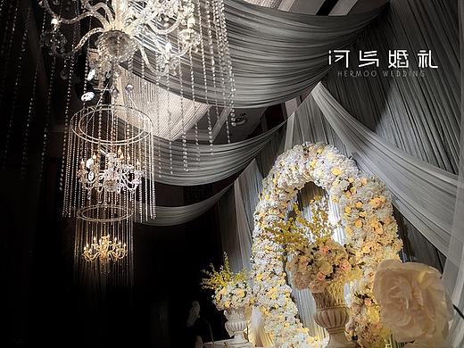 河马婚礼｜西式婚礼（灰色＋黄色）
