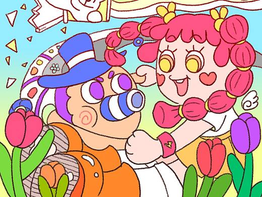 梦想少女系列插画