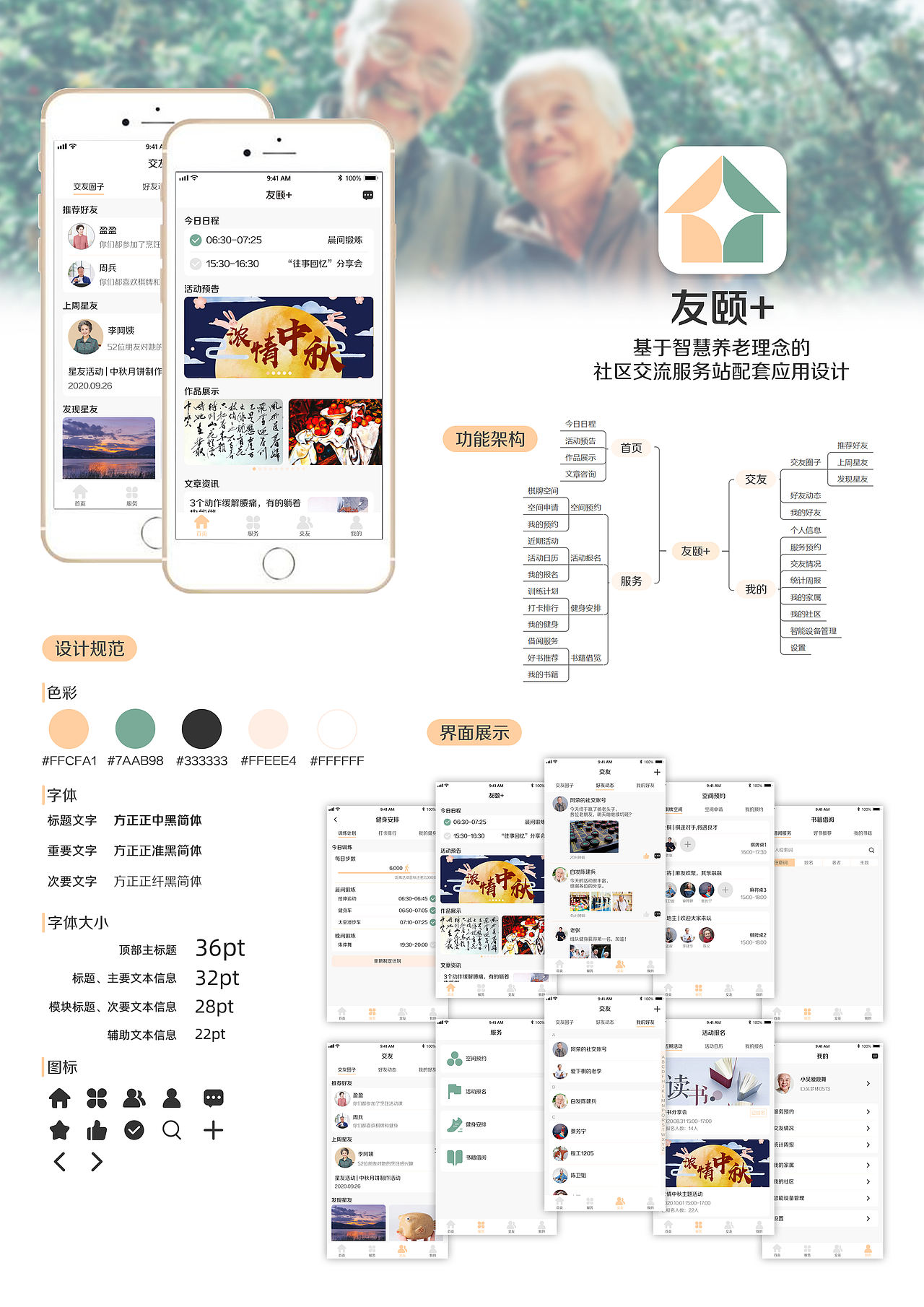 UI设计 | 养老社区服务站关联APP(图ZMjUzODY5NjAw) - APP interface - 站酷设计师Miasayhiii原创素材 - 站酷ZCOOL