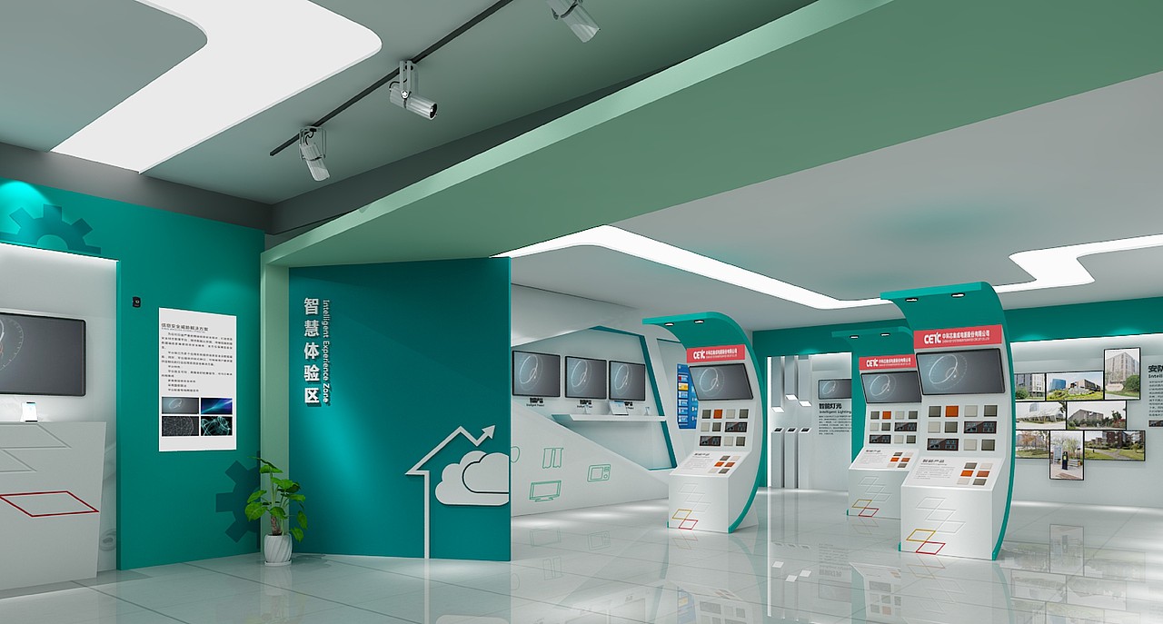科技展厅（图ZMTY3NzA4MjQ0） - 展陈设计 - 站酷设计师白饭似霜原创素材 - 站酷ZCOOL