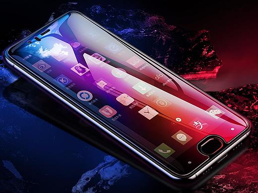 钢化膜精修3C手机类型效果平面合成