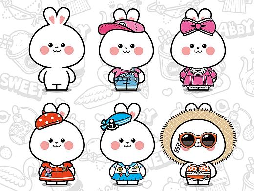 艾比兔 卡通创作