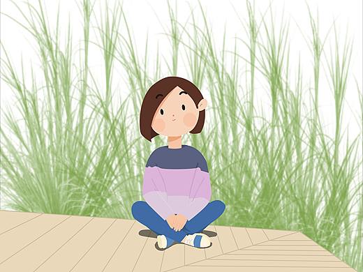 在西溪湿地的我