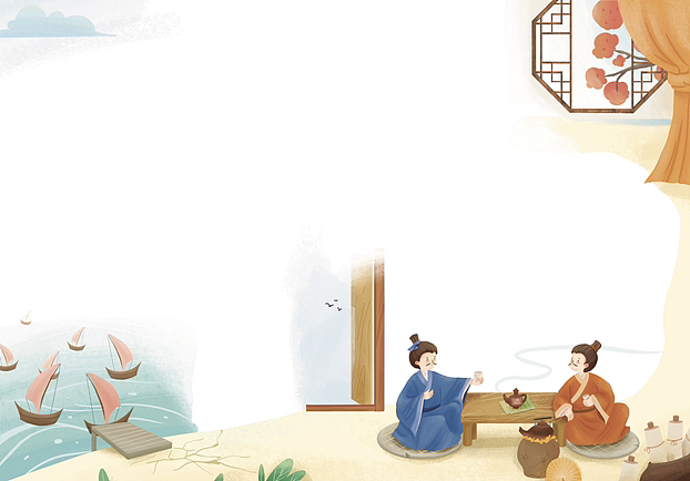 部分古诗稿子配图