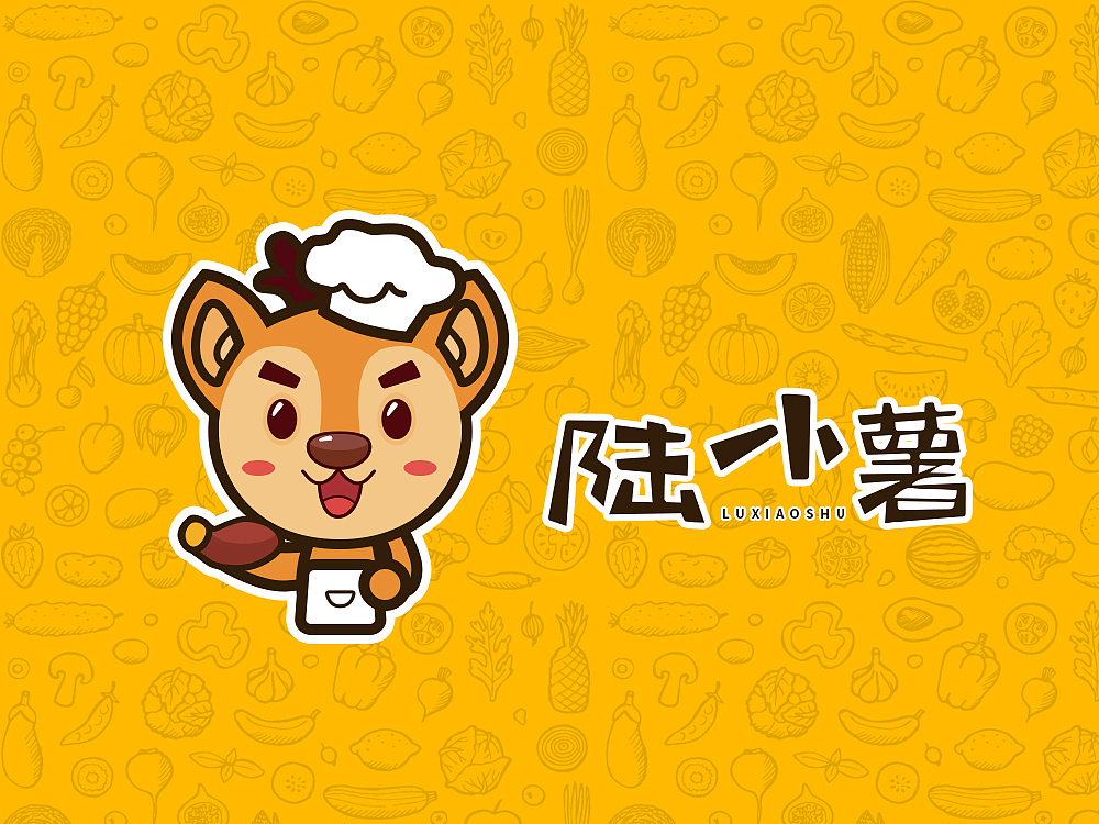 2018餐饮品牌卡通logo (小鹿)（图ZMTEyNzc0NjY4） - Logo - 站酷设计师谢小帆van原创素材 - 站酷ZCOOL