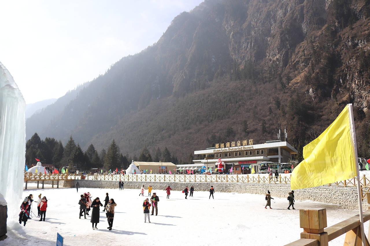 甘孜阿坝藏族 毕棚沟雪景