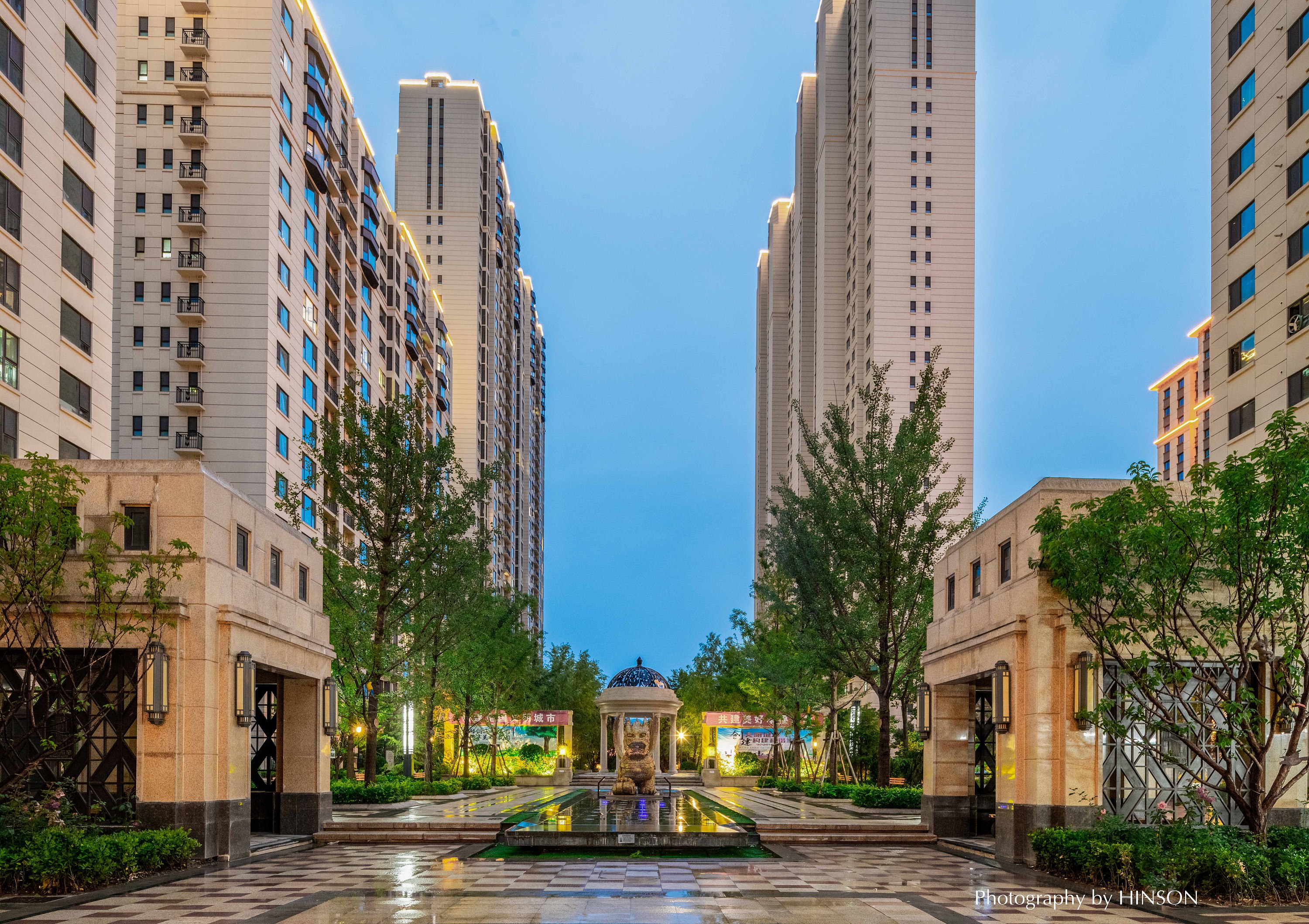 兰州 中海华庭 小区示范区 建筑摄影