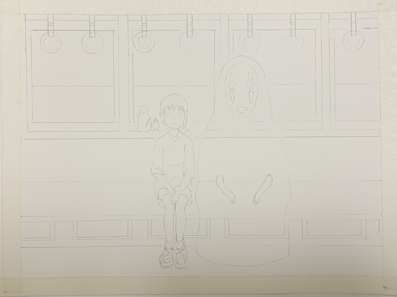 千与千寻 之 世界上最遥远的距离（图ZMTY1NTAzMzQ0） - 绘画 - 站酷设计师艾丽娜原创素材 - 站酷ZCOOL