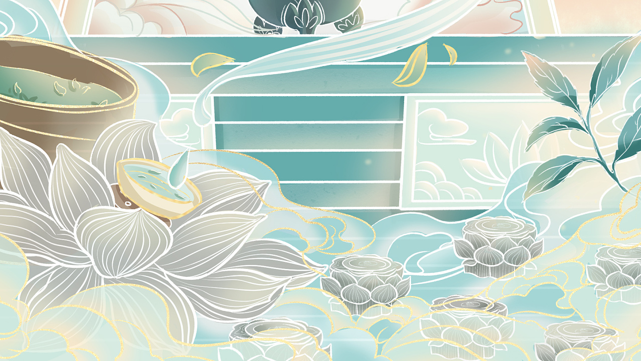 国潮手绘茶叶包装