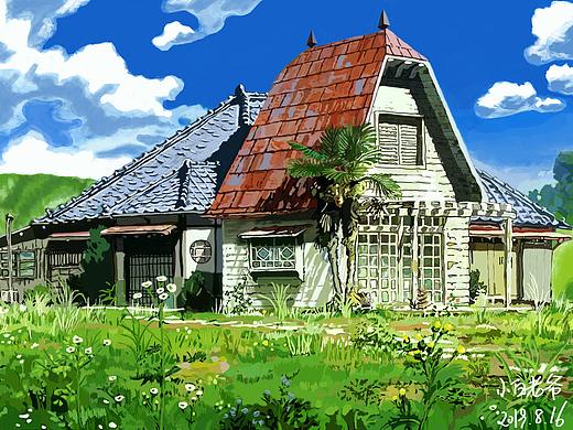 板绘插画练习——致敬偶像宫崎骏