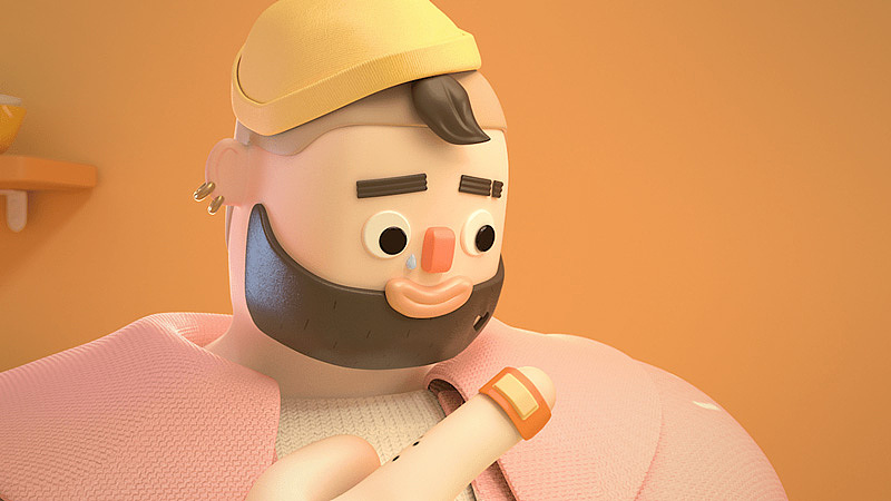 个人练习-c4d人物建模_张博林-站酷zcool