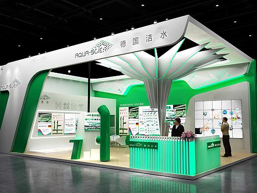 展会设计3d效果图