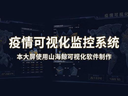 疫情可视化监控系统~数据可视化大屏