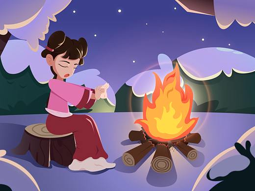 矢量古风场景图