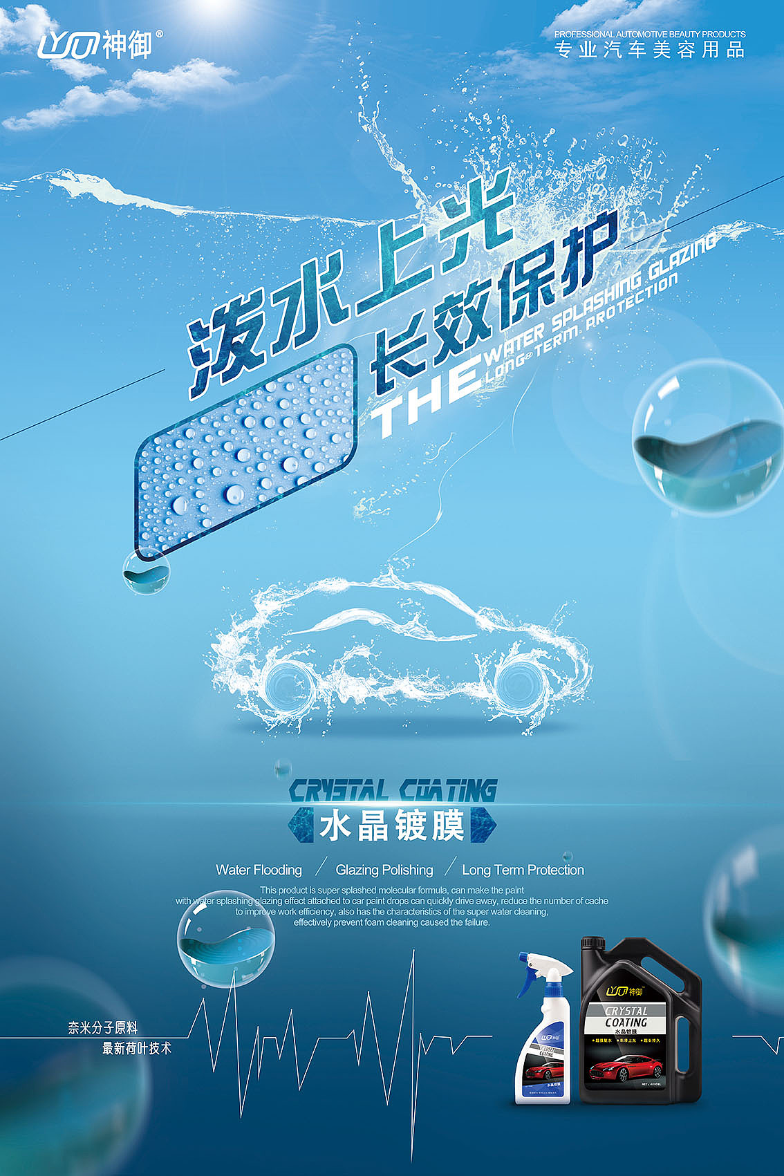 汽车美容产品海报7