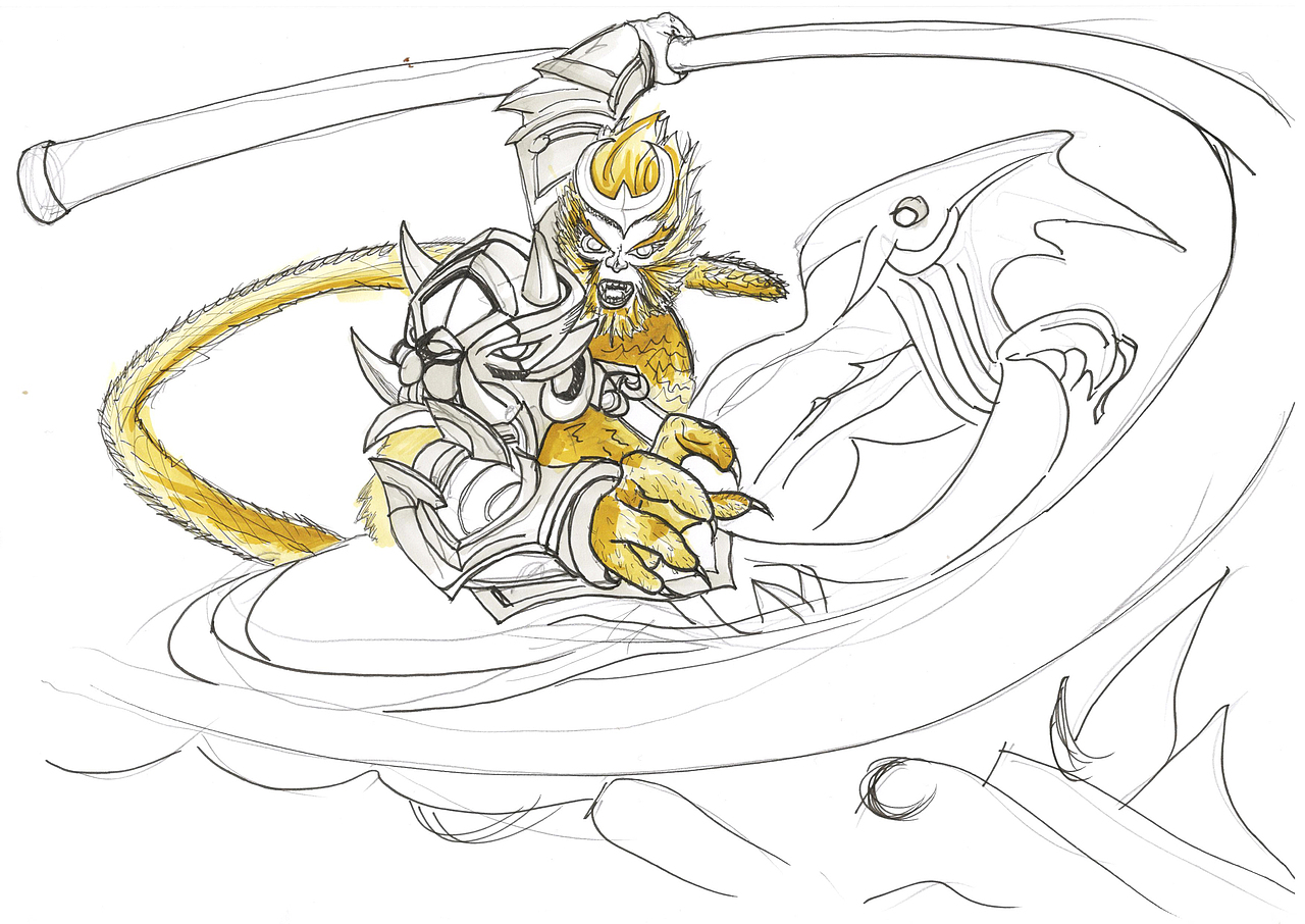 随手画系列——孙悟空